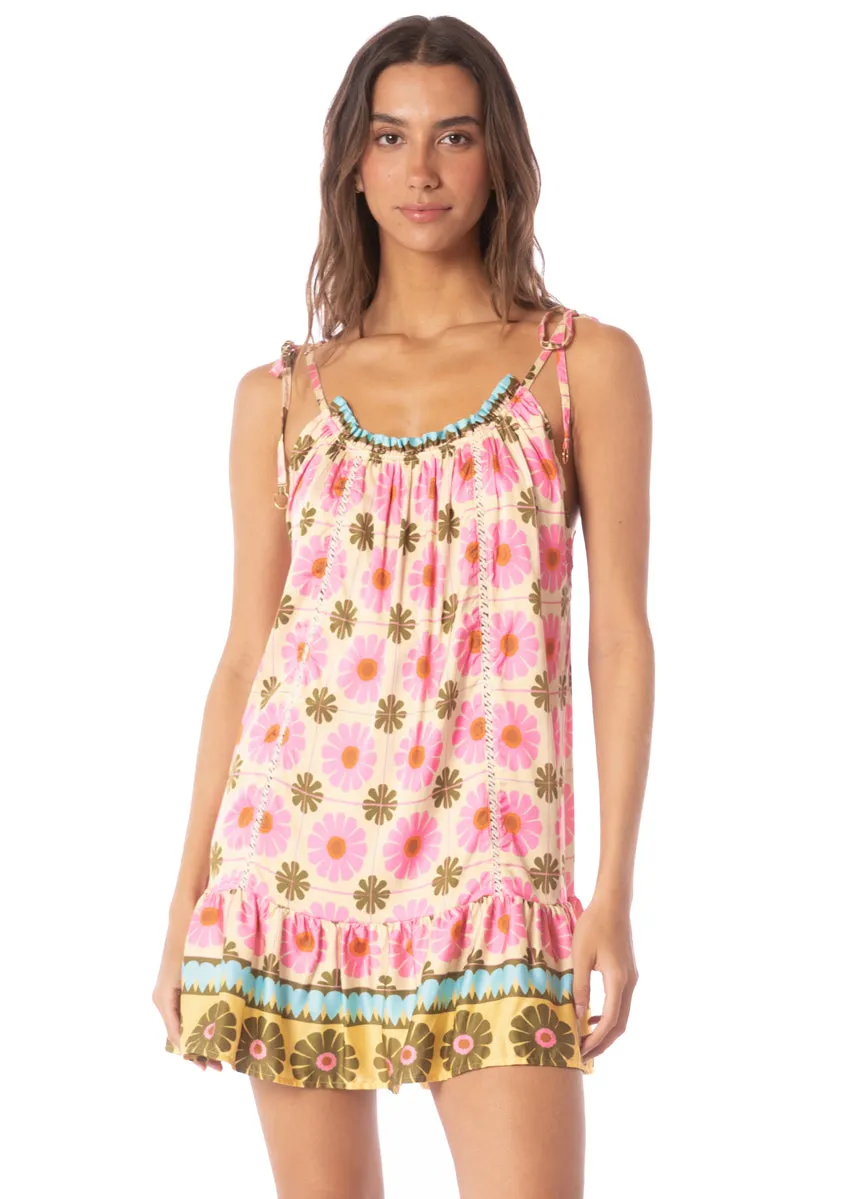 Maaji Pastel Flourish Magnolia Short Dress sold by Maaji product image thumbnail 4