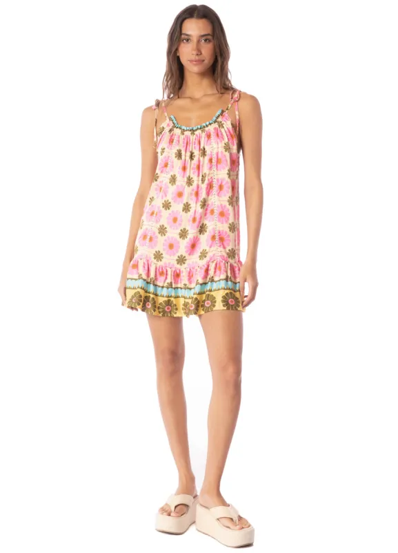 Maaji Pastel Flourish Magnolia Short Dress sold by Maaji