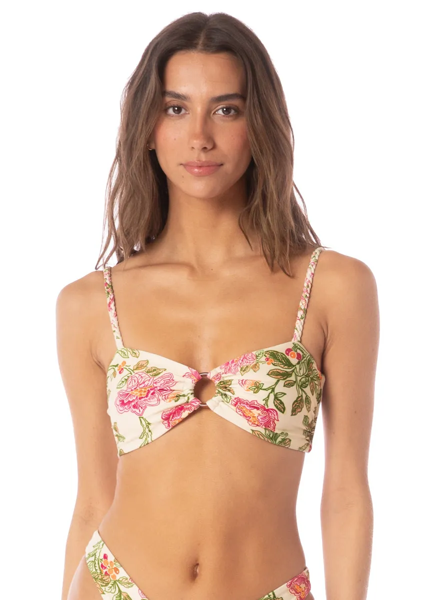 Maaji Retro Bloom Pomona Ring Front Bralette Bikini Top sold by Maaji product image thumbnail 3