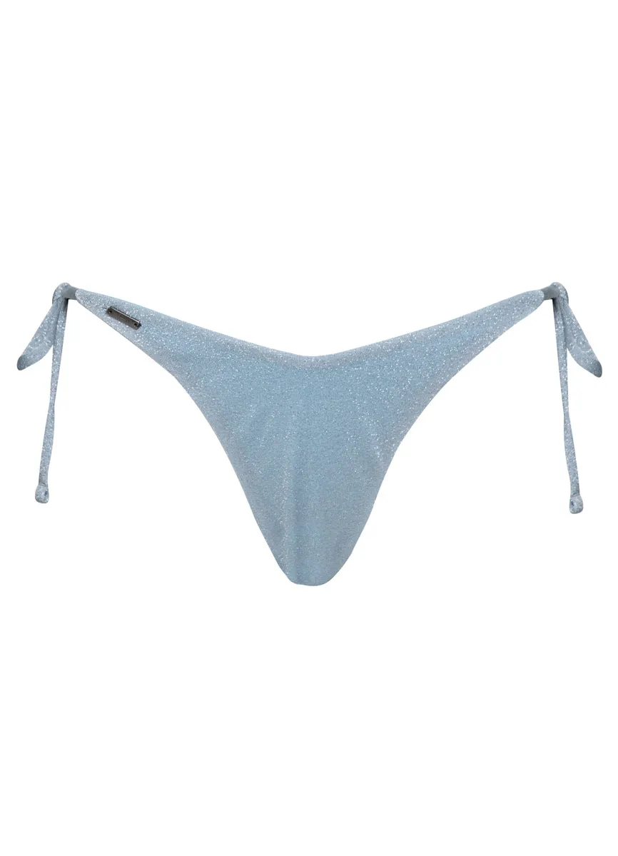 Maaji Silver Blue Splenium Regular Rise Tie Side Bikini Bottom sold by Maaji product image thumbnail 5