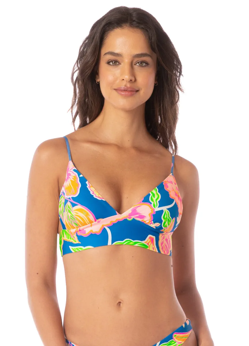 Maaji Fruit Punch Copilot Long Line Triangle Bikini Top sold by Maaji product image thumbnail 3
