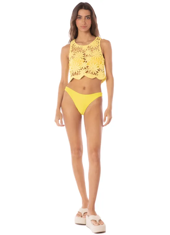 Maaji Ginger Fuzz Adelaide Beachwear Crop Top made by Maaji