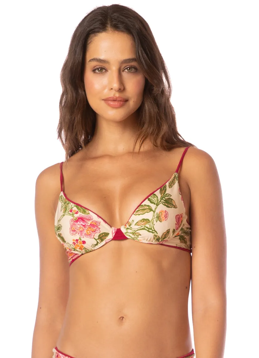 Maaji Bom Bom Pink Dainty Unmolded Underwire Bikini Top sold by Maaji product image thumbnail 3