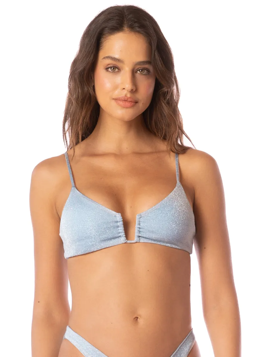 Maaji Silver Blue Bia U Wire Bralette Bikini Top sold by Maaji product image thumbnail 3
