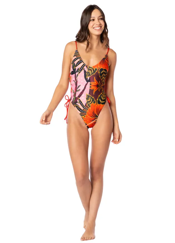 Maaji Pink Hibiscus Lyla Classic One Piece sold by Maaji