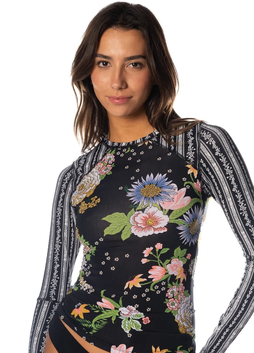 Maaji Black Bouquet Diver Diver Rashguard sold by Maaji product image thumbnail 4