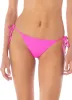 Maaji Poppy Pink Sunning Low Rise Tie Side Bikini Bottom sold by Maaji