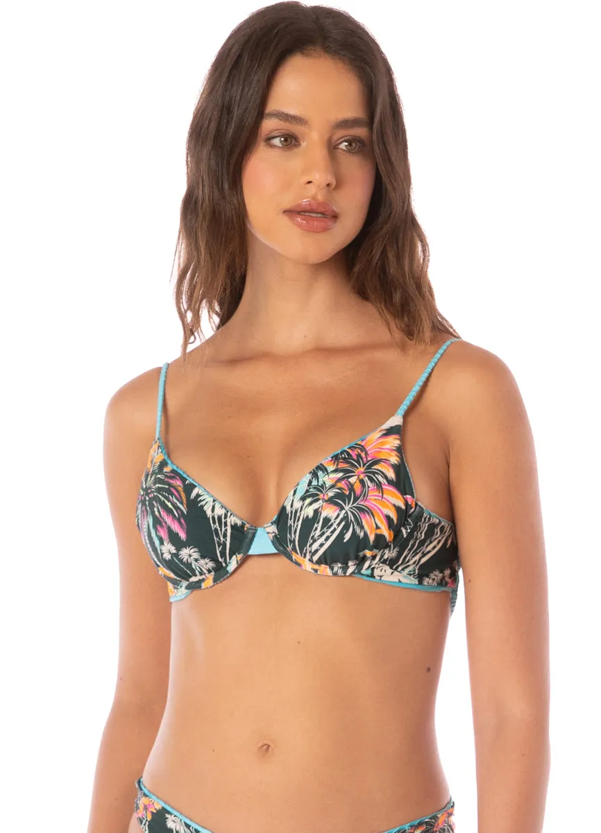 Maaji Sea Blue Dainty Unmolded Underwire Bikini Top sold by Maaji product image thumbnail 3