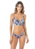 Maaji Blue Bouquet Splendour High Leg Bikini Bottom sold by Maaji