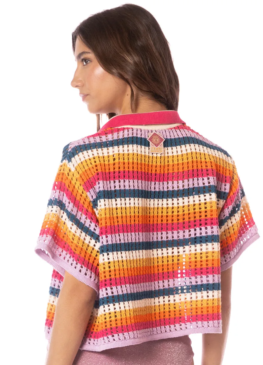 Maaji Pink Prism Lyne Shirt sold by Maaji product image thumbnail 5