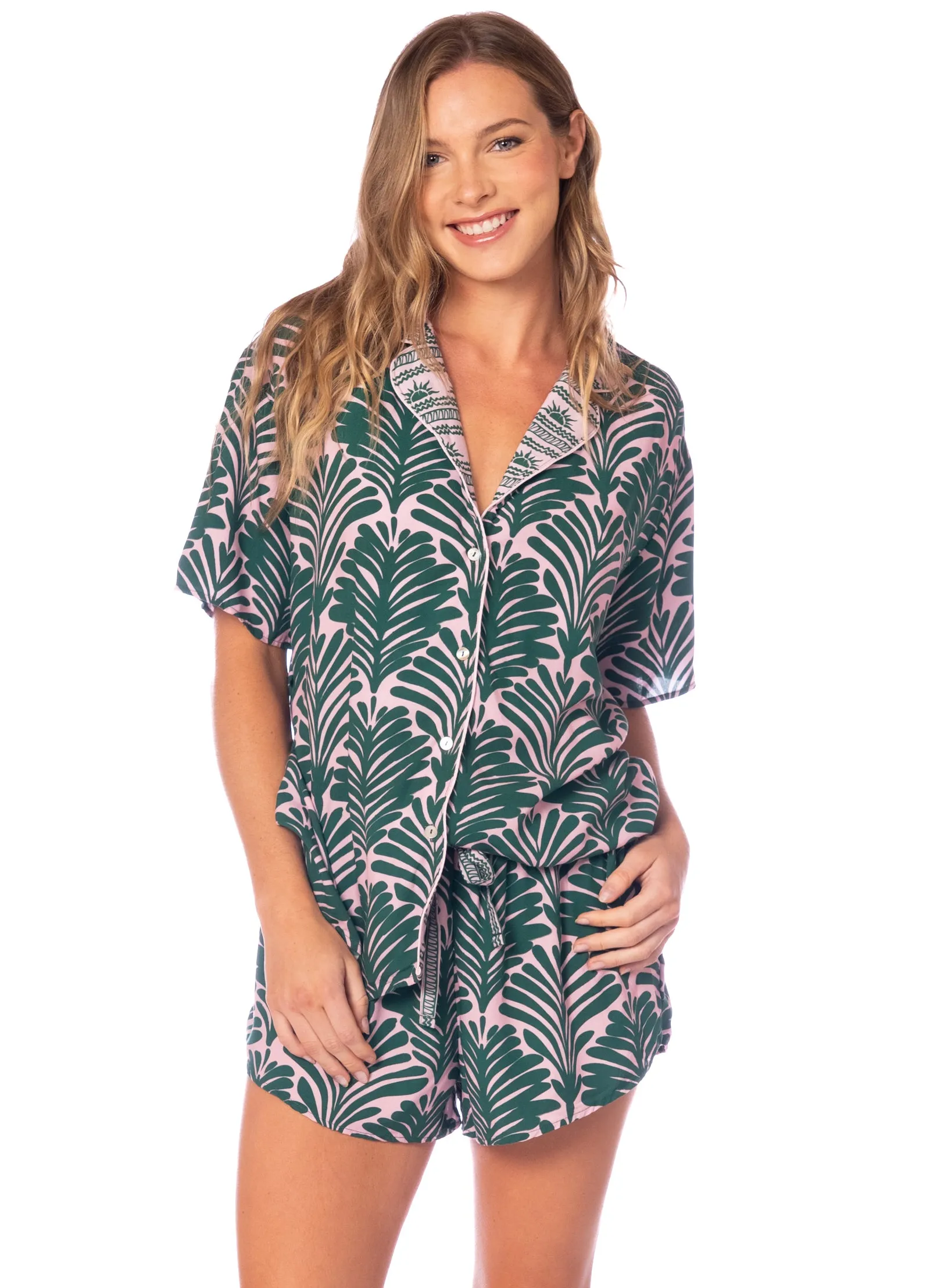 Maaji Damasc Print Slumbers Short Sleeve Short Set sold by Maaji product image thumbnail 3