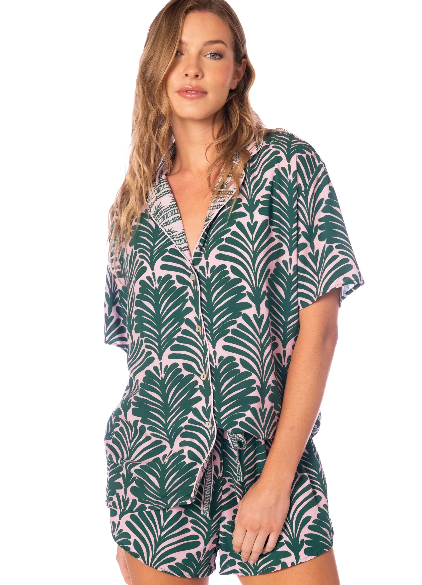 Maaji Damasc Print Slumbers Short Sleeve Short Set sold by Maaji product image thumbnail 5