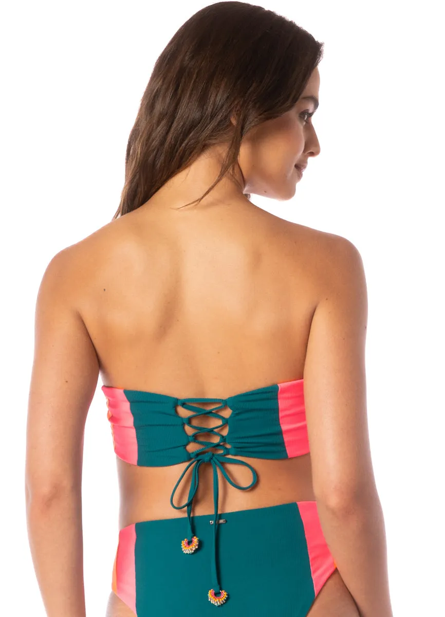 Maaji Verdant Breeze Nomad Strapless Bandeau Bikini Top sold by Maaji product image thumbnail 5