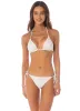 Maaji White Whisper Balmy Sliding Triangle Bikini Top sold by Maaji