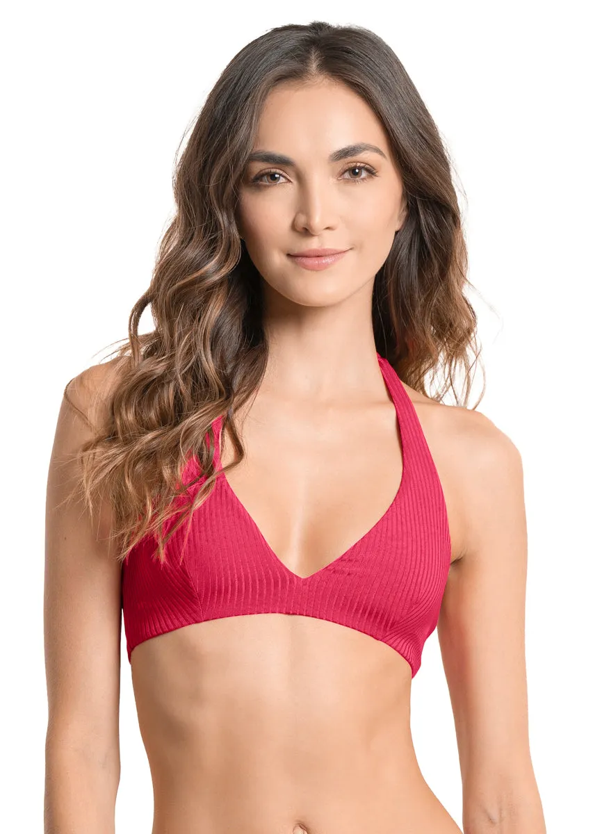 Maaji Strawberry Chicago Halter Bralette Bikini Top sold by Maaji