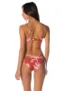 Maaji Darkred Palms Victory Classic Bralette Bikini Top sold by Maaji