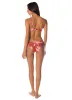 Maaji Darkred Palms Victory Classic Bralette Bikini Top sold by Maaji