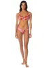Maaji Darkred Palms Victory Classic Bralette Bikini Top sold by Maaji