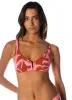 Maaji Darkred Palms Victory Classic Bralette Bikini Top sold by Maaji