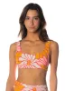 Maaji Dali Flowers Donna Sporty Bralette Bikini Top sold by Maaji