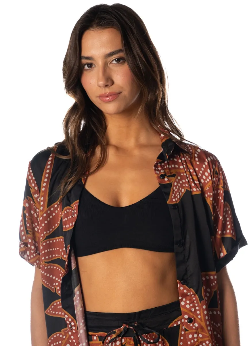 Maaji Burgundy Palma Saona Long Shirt sold by Maaji product image thumbnail 2