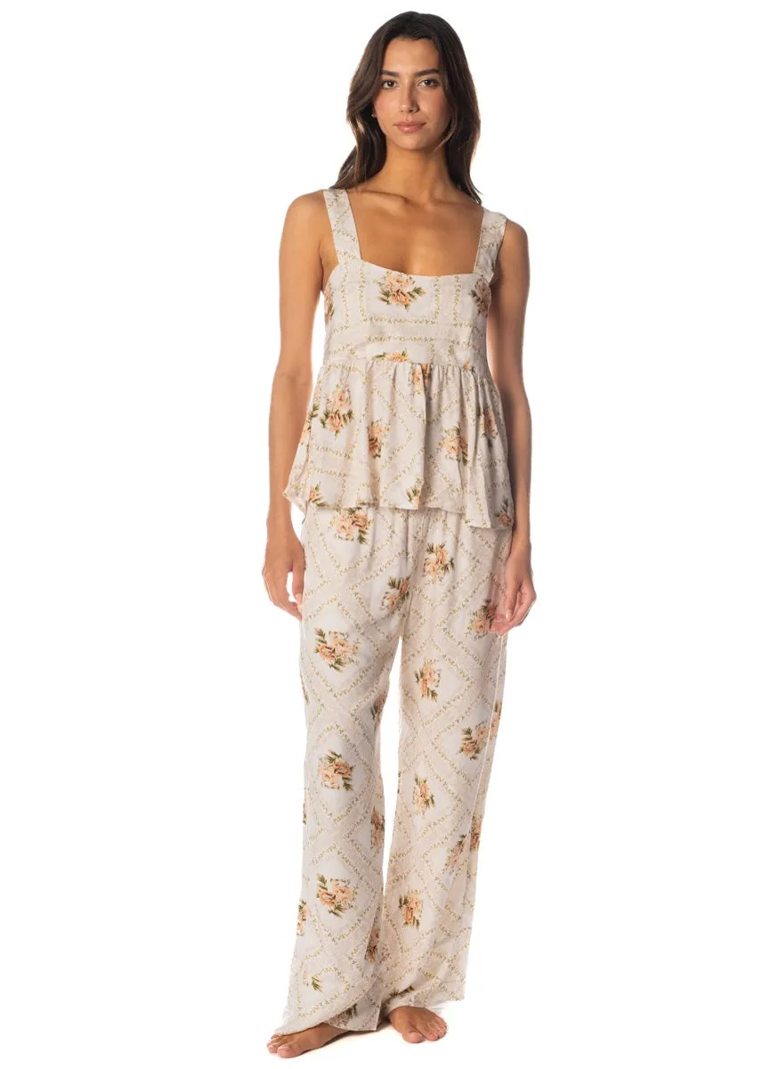 Maaji Cream Agatha Owl Sleep Pant Set sold by Maaji