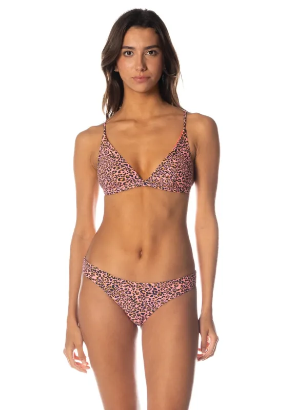 Maaji Coral Panther Ivy Fixed Triangle Top sold by Maaji