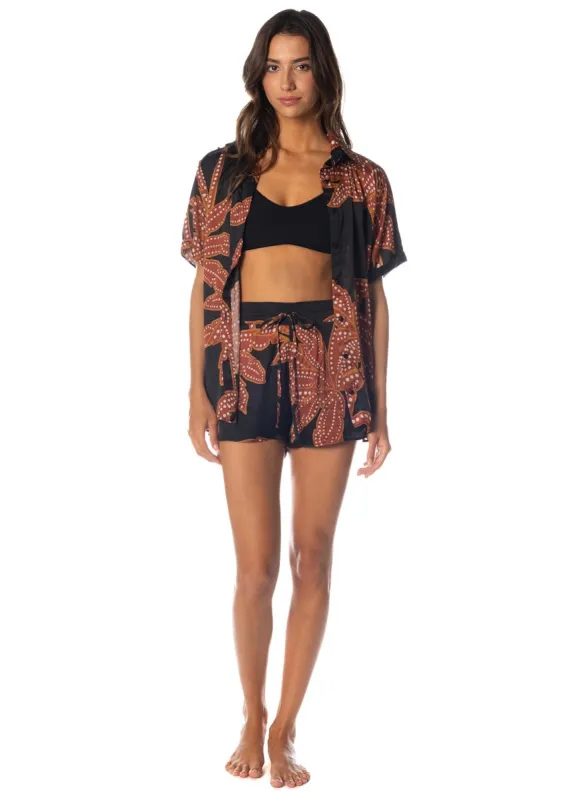 Maaji Burgundy Palma Kenia Shorts made by Maaji