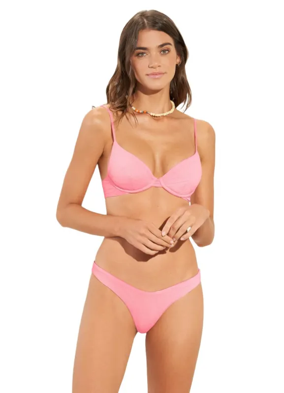 Maaji Powder Pink Dainty Underwire Bikini Top sold by Maaji