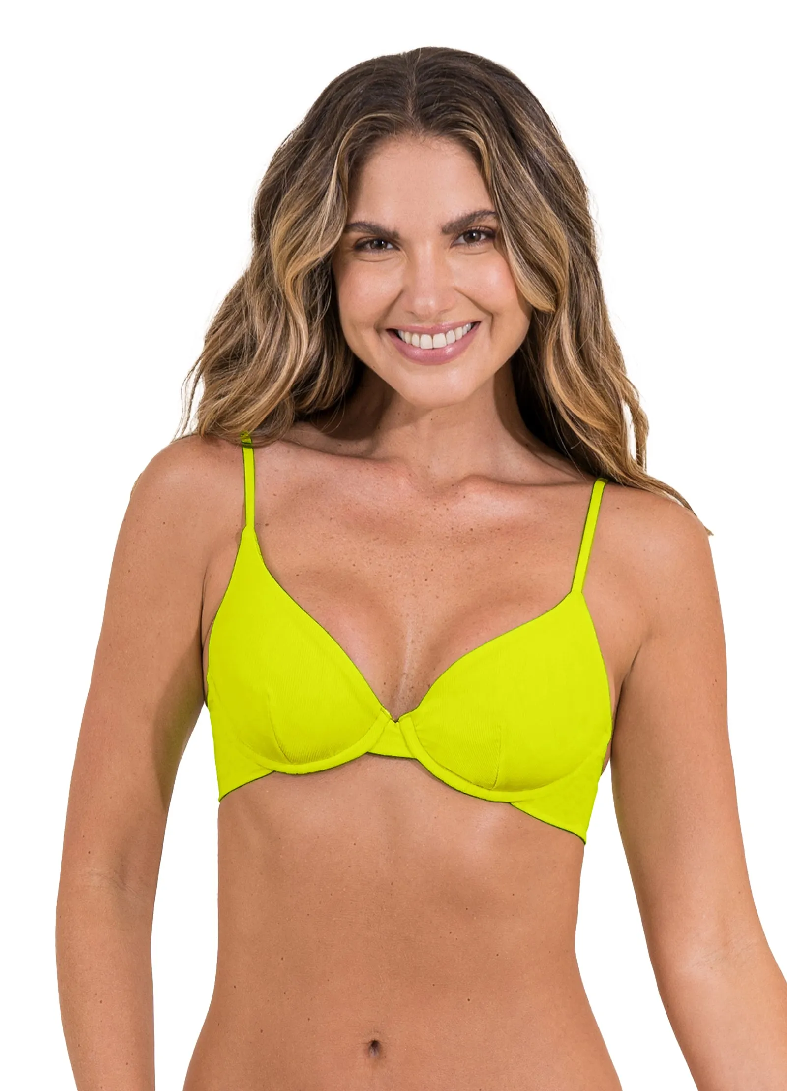 Maaji Chartreuse Dainty Unmolded Underwire Bikini Top sold by Maaji product image thumbnail 2