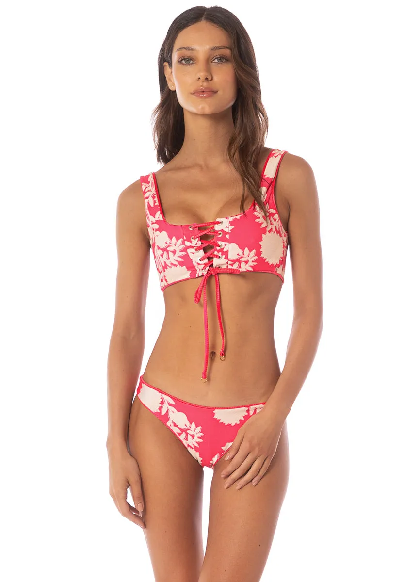 Maaji Lightpink Flowerbed Dazzle Classic Bralette Bikini Top sold by Maaji product image thumbnail 4