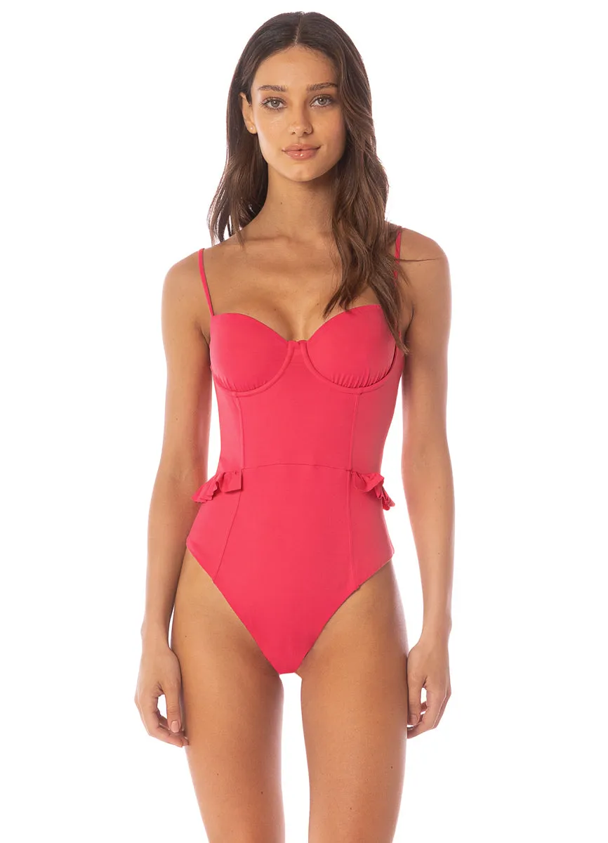 Maaji Cherry Crush Bree Cheeky Cut Underwire One Piece sold by Maaji