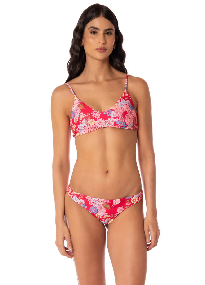 Maaji Flowers Fields Flirt Low Rise Thin Side Bikini Bottom sold by Maaji product image thumbnail 2