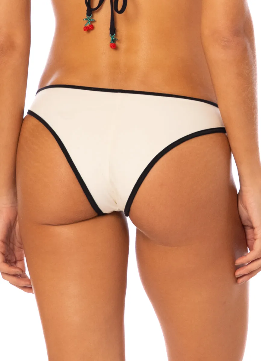 Maaji White Heat Iconic Low Rise Thin Side Bikini Bottom sold by Maaji product image thumbnail 4