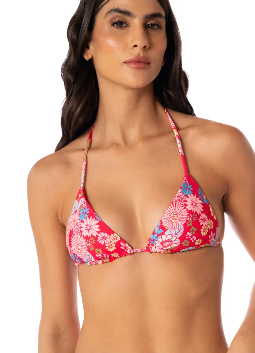 Maaji Flowers Fields Balmy Sliding Triangle Bikini Top sold by Maaji product image thumbnail 2