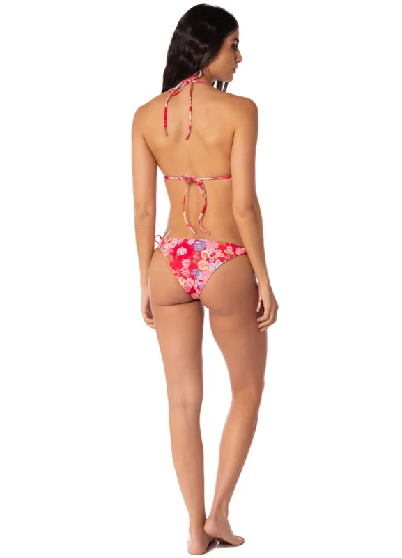 Maaji Flowers Fields Balmy  Sliding Triangle Bikini Top sold by Maaji