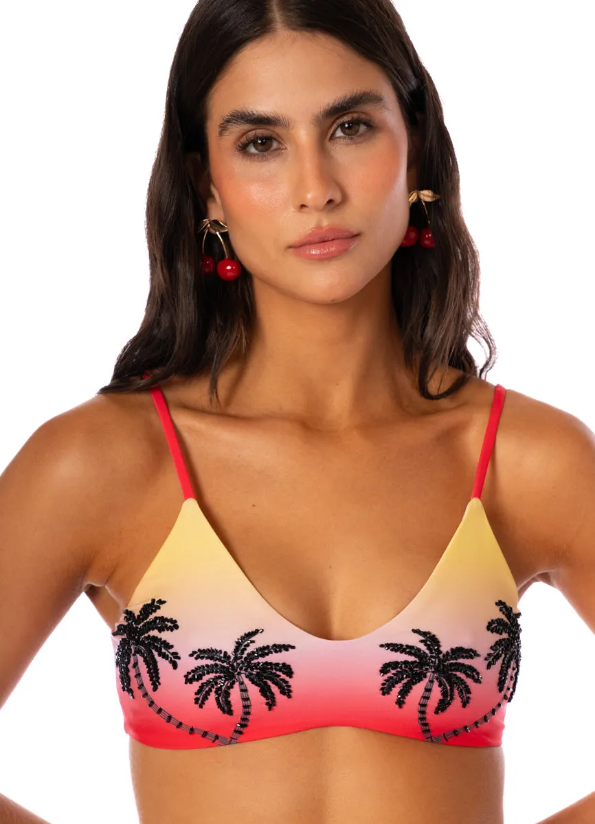 Maaji Cherry Palm Liberties Classic Bralette Bikini Top sold by Maaji product image thumbnail 5