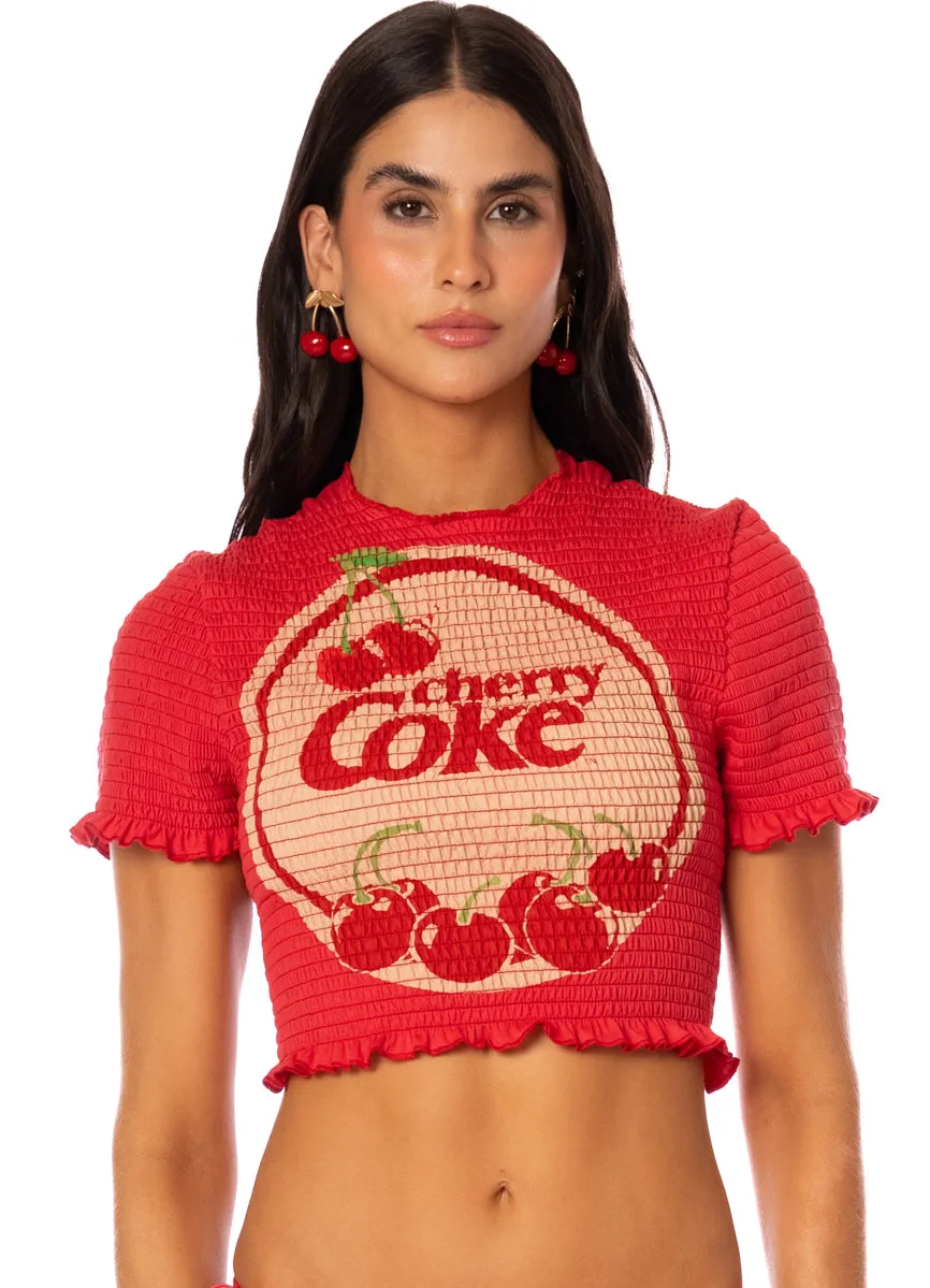 Maaji Cherry Bomb Nerina Crop Top sold by Maaji product image thumbnail 3