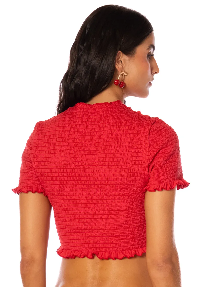 Maaji Cherry Bomb Nerina Crop Top sold by Maaji product image thumbnail 4
