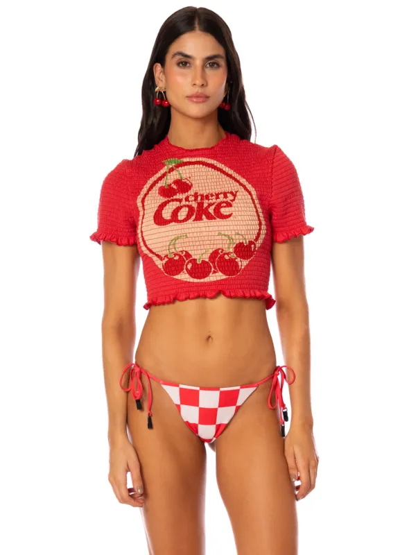 Maaji Cherry Bomb Nerina Crop Top sold by Maaji