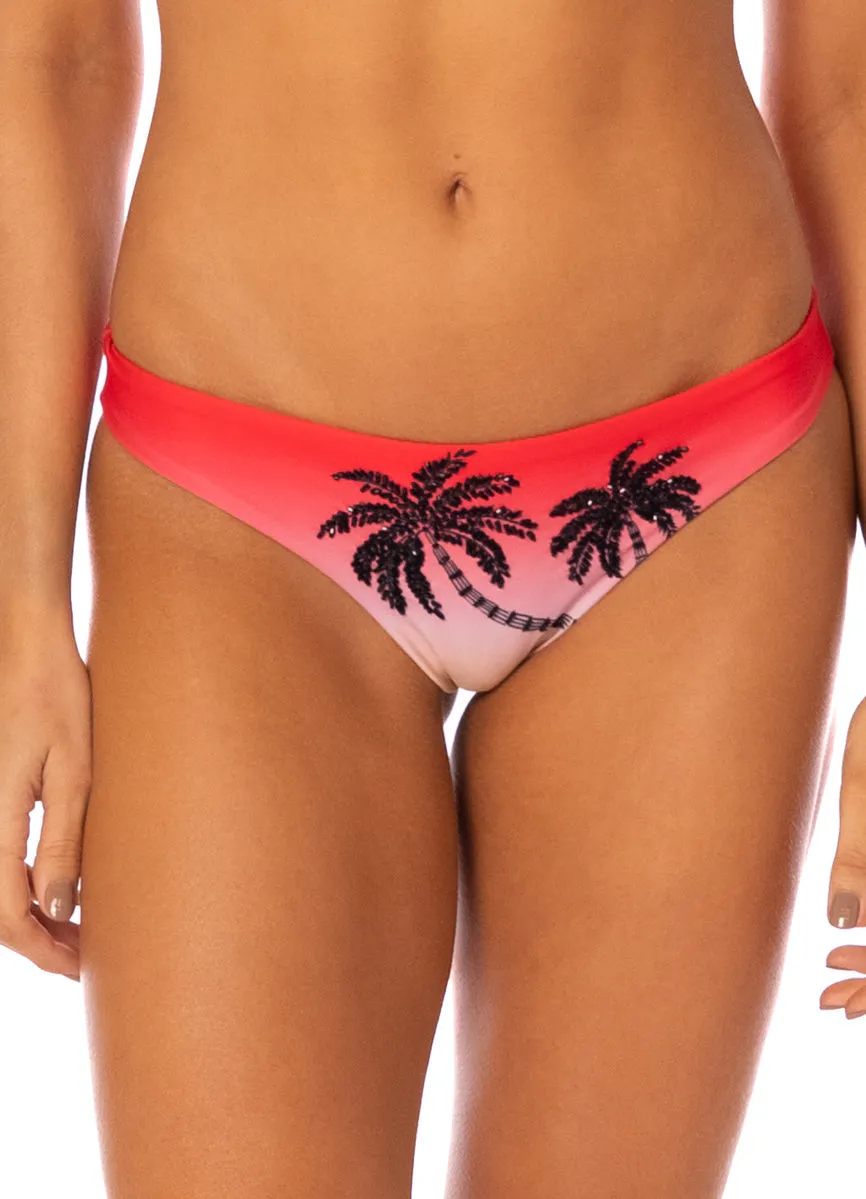 Maaji Cherry Palm Flirt Low Rise Thin Side Bikini Bottom sold by Maaji product image thumbnail 3