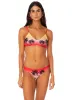 Maaji Cherry Palm Flirt Low Rise Thin Side Bikini Bottom sold by Maaji