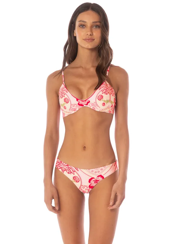 Maaji Strawberry Palm Petit Irene  Unmolded Underwire Bikini Top sold by Maaji