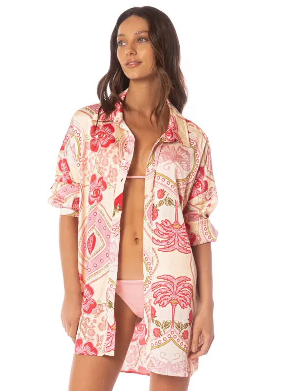 Maaji Strawberry Palm Dreambound  Long Shirt sold by Maaji