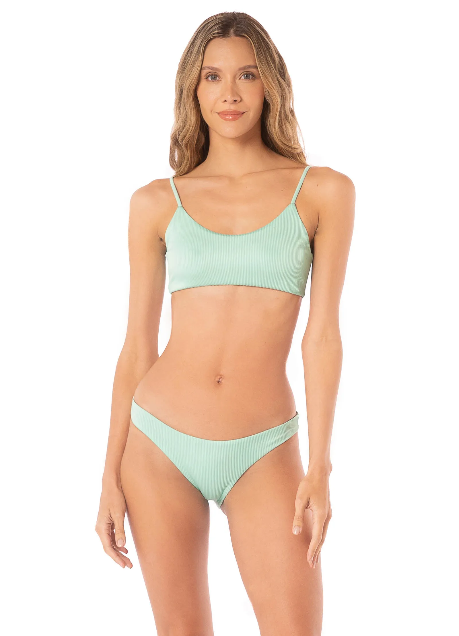 Maaji Fair Aqua Lanai reversible bralette bikini top sold by Maaji