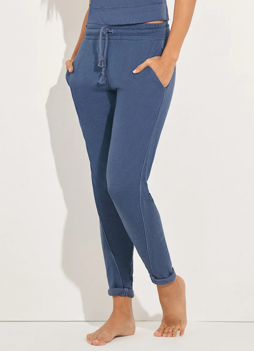 maaji bliss dye cobalt light terry pant sold by Maaji product image thumbnail 3