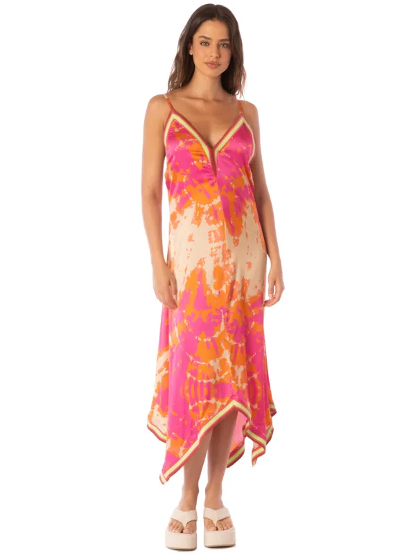 Maaji  Flamingo Swirl Euphoria Long Dress sold by Maaji