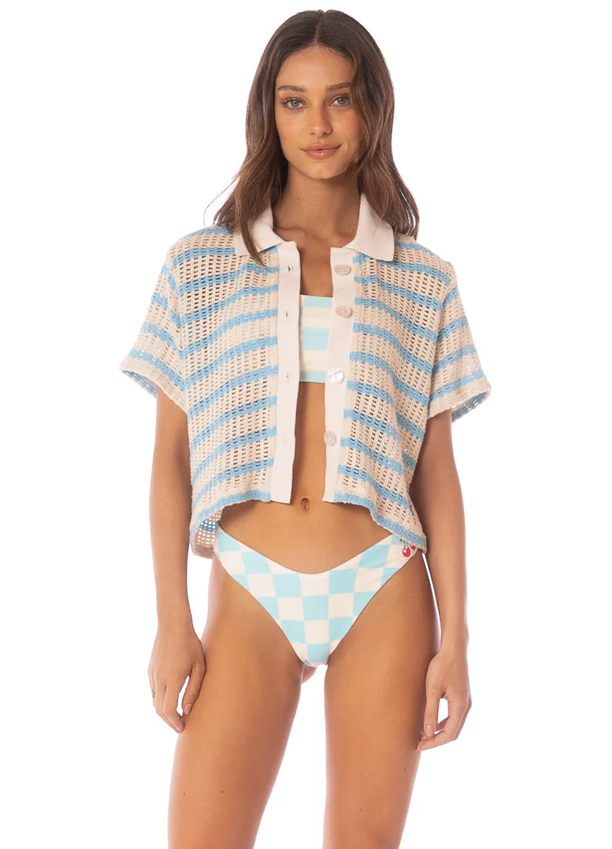 Maaji Icy Stripes Wavy Shirt sold by Maaji