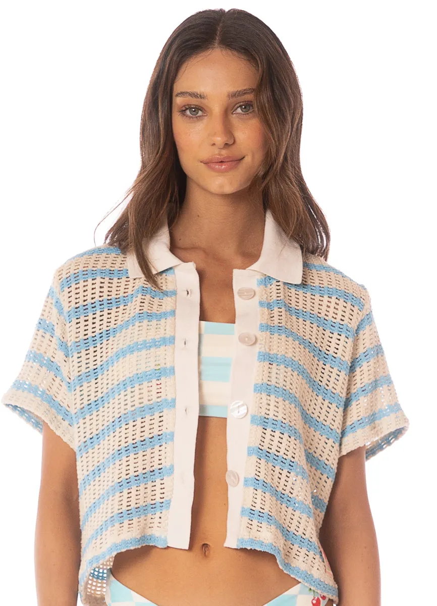 Maaji Icy Stripes Wavy Shirt sold by Maaji product image thumbnail 3