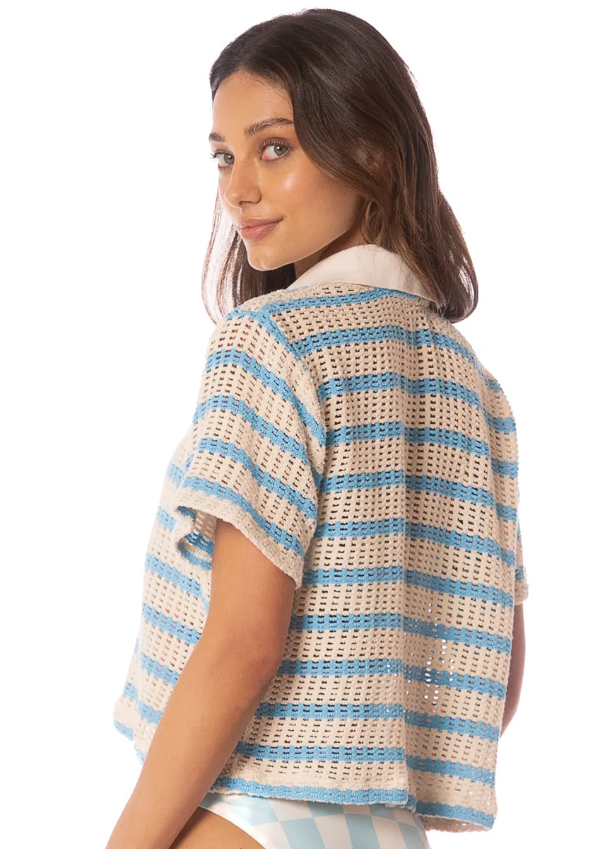 Maaji Icy Stripes Wavy Shirt sold by Maaji product image thumbnail 4